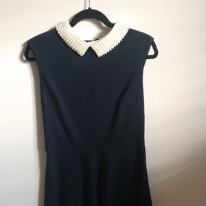 Betsy Johnson Sleeveless dress Size 10 Navy Blue